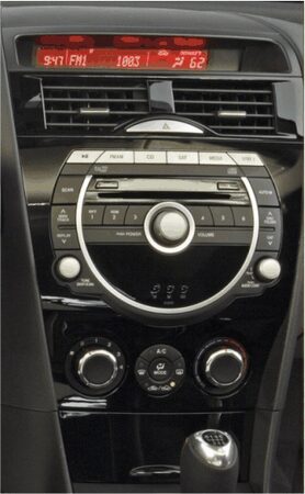 METRA 2DIN/1DIN redukce pro Mazda RX-8 2008-2011 černý