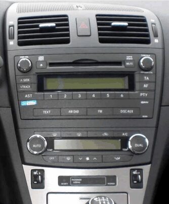 2DIN redukce pro Toyota Avensis 09-