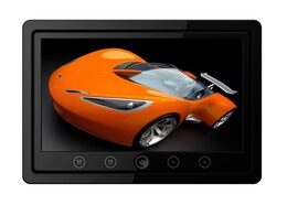 LCD monitor 7" do opěrky s IR vysílačem černý