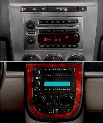 2DIN redukce pro Hummer H3, Chevrolet Corvette, Uplander 2005-2009
