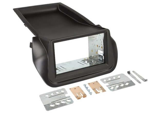 2DIN redukce pro Citroën Nemo, Fiat Qubo, Fiorino, Peugeot Bipper 2008-