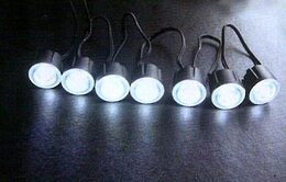 LED světla pro denní svícení, kulatá 80mm, ECE