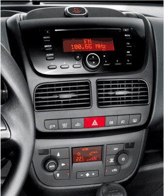 2DIN redukce pro Fiat Doblo 11/2009-2015, Opel Combo 2012-