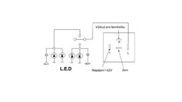 Elektronický přerušovač blinkrů, 12V, 4 kontakty