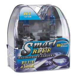 Halogen. žárovka 12V s paticí H1, Blue white 4300K
