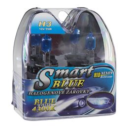 Halogen. žárovka 12V s paticí H3, Blue white 4300K