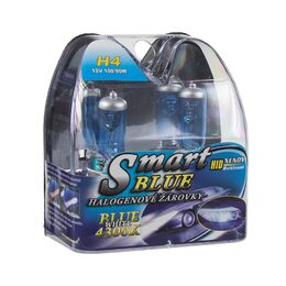 x Halogen. žárovka 12V s paticí H4, Blue white 4300K 100W