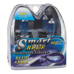 Halogen. žárovka 12V s paticí H7, Blue white 4300K, 100W