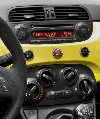 ISO redukce pro Fiat 500 2007- béžový