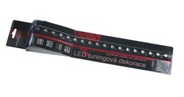 LED pásek vodotěsný s 18 LED bílý 12V, 36cm
