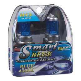 Halogen. žárovka 12V s paticí H13, Blue white 4300K