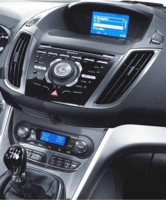 2ISO redukce pro Ford C-Max 2010-, Kuga 2012-, Escape, Focus