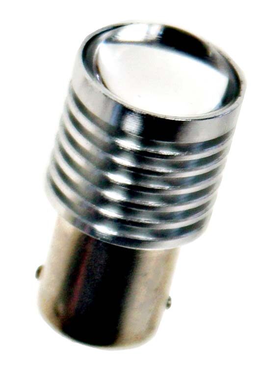 CREE LED 5W bílá, BAY15D (P21/5W) 12-24V