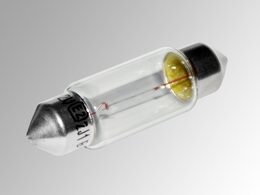 Autožárovka EUFAB 12V 10W SV8.5, 11x43mm 2 ks