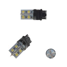 LED žárovka 12V s paticí T20 (3157) bílá, 16LED/3S