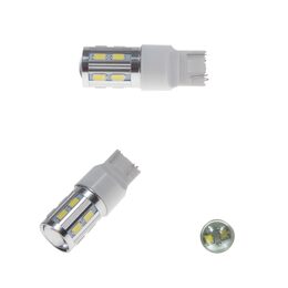 T20 (7443) bílá, 12SMD Samsung + 3W Osram 10-30V