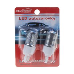 T20 (7443) červená, 12SMD Samsung + 3W Osram 10-30
