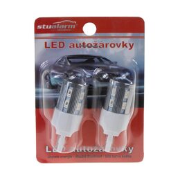 T20 (7443) oranžová, 12SMD Samsung + 3W Osram 10-3