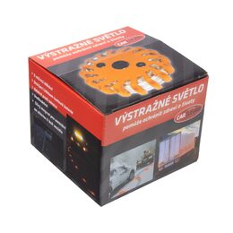 LED výstražné světlo 16LED, červené