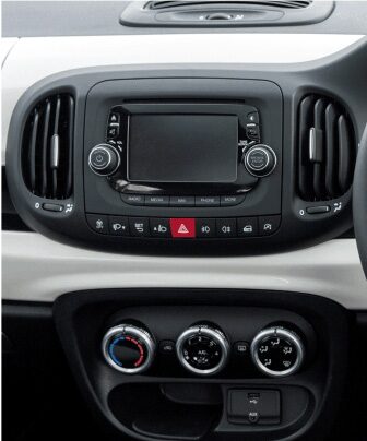 2DIN/1DIN redukce pro Fiat 500L 2012-