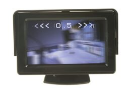 Parkovací systém se 4-mi čidly a kamerou + LCD 4,3"