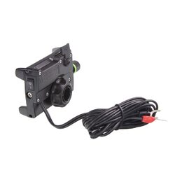 Univerzální držák pro telefony na kolo, motocykl s USB nabíječkou