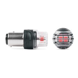 LED BAY15D červená, 12V, 16LED 2835SMD