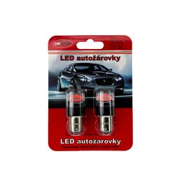 LED BAY15D červená, 12V, 16LED 2835SMD
