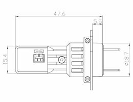 V22 TST LED H7 bílá, 12/24V, 6000LM