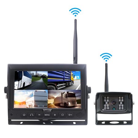 Bezdrátový digitální kamerový systém s monitorem 7'' AHD 1080P a DVR nahrávání  12/32V