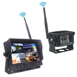Bezdrátový digitální kamerový systém s monitorem 7'' AHD 1080P a DVR nahrávání  12/32V