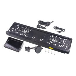 SET bezdrátový digitální kamerový systém + 2 senzory v SPZ se solárním napájením a monitor
