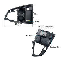 Qi indukční nabíječka telefonů BMW 3 (F30/F31/F35)