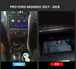 Qi indukční nabíječka telefonů Ford Mondeo IV 2018-2021