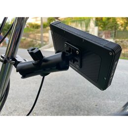Monitor 5" na motocykl s Apple CarPlay, Android auto, Bluetooth, micro SD