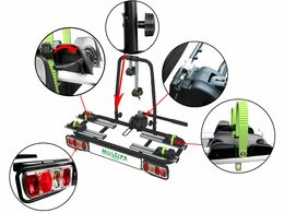 Nosič elektrokol na tažné zařízení 2 elektrokola