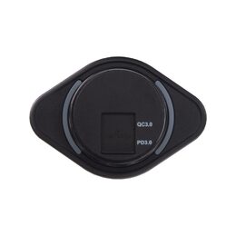 USB QC3.0 + USB-C zásuvka 12/24V, montáž na povrch