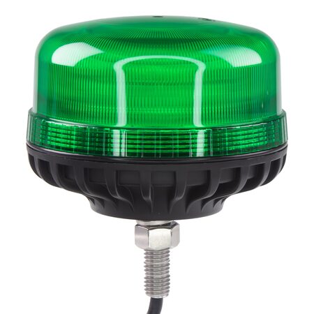 LED maják, 12-24V, 36xLED zelený, na šroub, ECE R10