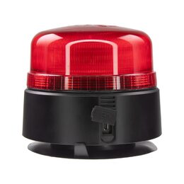 AKU LED maják, 36xLED červený, dálkové ovládání, magnet, ECE R65