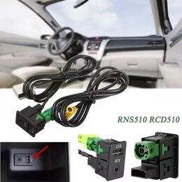 USB/AUX zásuvka VW, Škoda RNS/RCD510