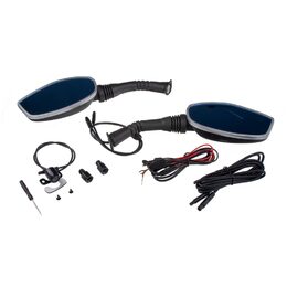 Motocyklová DUAL HD kamera integrovaná v zrcátku s 2,7" LCD