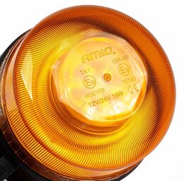 AKU LED maják, oranžový, magner, R65 R10 12/24V
