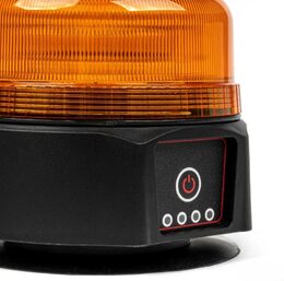 AKU LED maják, oranžový, magner, R65 R10 12/24V