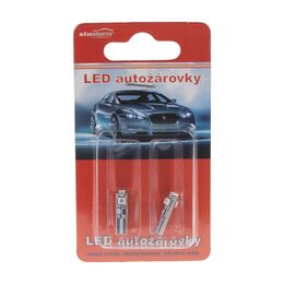 LED T5 modrá, 12V, 3LED/SMD
