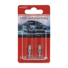 LED T5 červená, 12V, 3LED/SMD