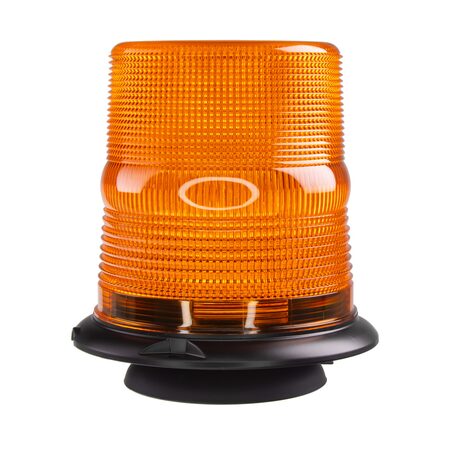 LED maják, 12-48V, 60xLED oranžový, magnet, ECE R65