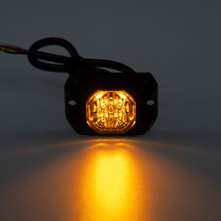 PROFI výstražné LED světlo vnější oranžové, 12-24V, ECE R65