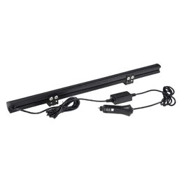 Gumové výstražné LED světlo vnější, modro-červené, 12/24V, 440mm