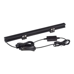 Gumové výstražné LED světlo vnější, modro-červené, 12/24V, 340mm