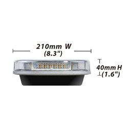 LED rampa 1429mm, modrá, 12-24V, ECE R65